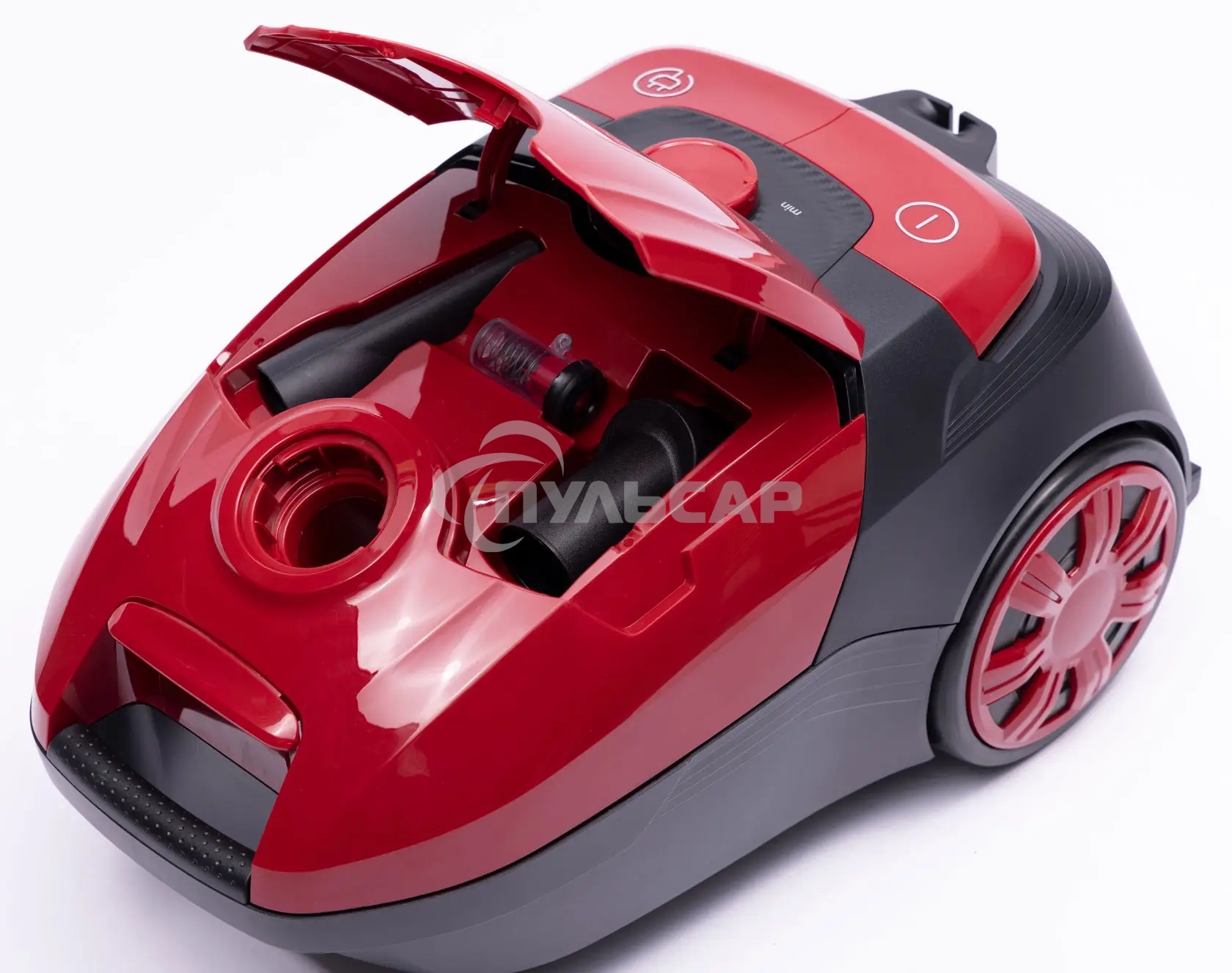 Пылесос Sharp ECKB19RR, красный/черный, 350/1900 Вт, уборка сухая, пылесборник мешок 2.3 л