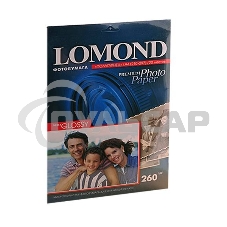 Фотобумага Lomond 1103301 A4/260г/м2/20л./белый полуглянцевое для струйной печати