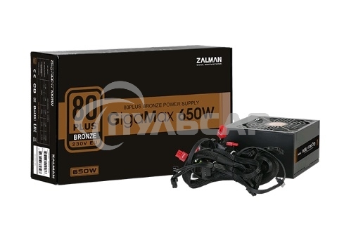 Блок питания Zalman ZM650-GVII Retail, 650Вт, 80 PLUS Bronze, 120мм, черный