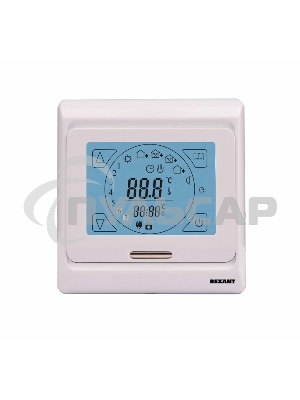 Терморегулятор сенсорный с автоматическим программированием Rexant, R91XT, 3680 Вт