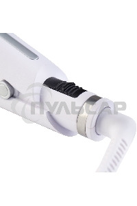 Стайлер GALAXY GL 4602 (Мощность 40Вт, максимальная температура 200^(o)С, нагревательный элемент с защитой от перегрева, два нагревательных элемента диаметром 16 мм, керамическое покрытие рабочих поверхностей, индикатор работы, вращающийся на 360^(o) град