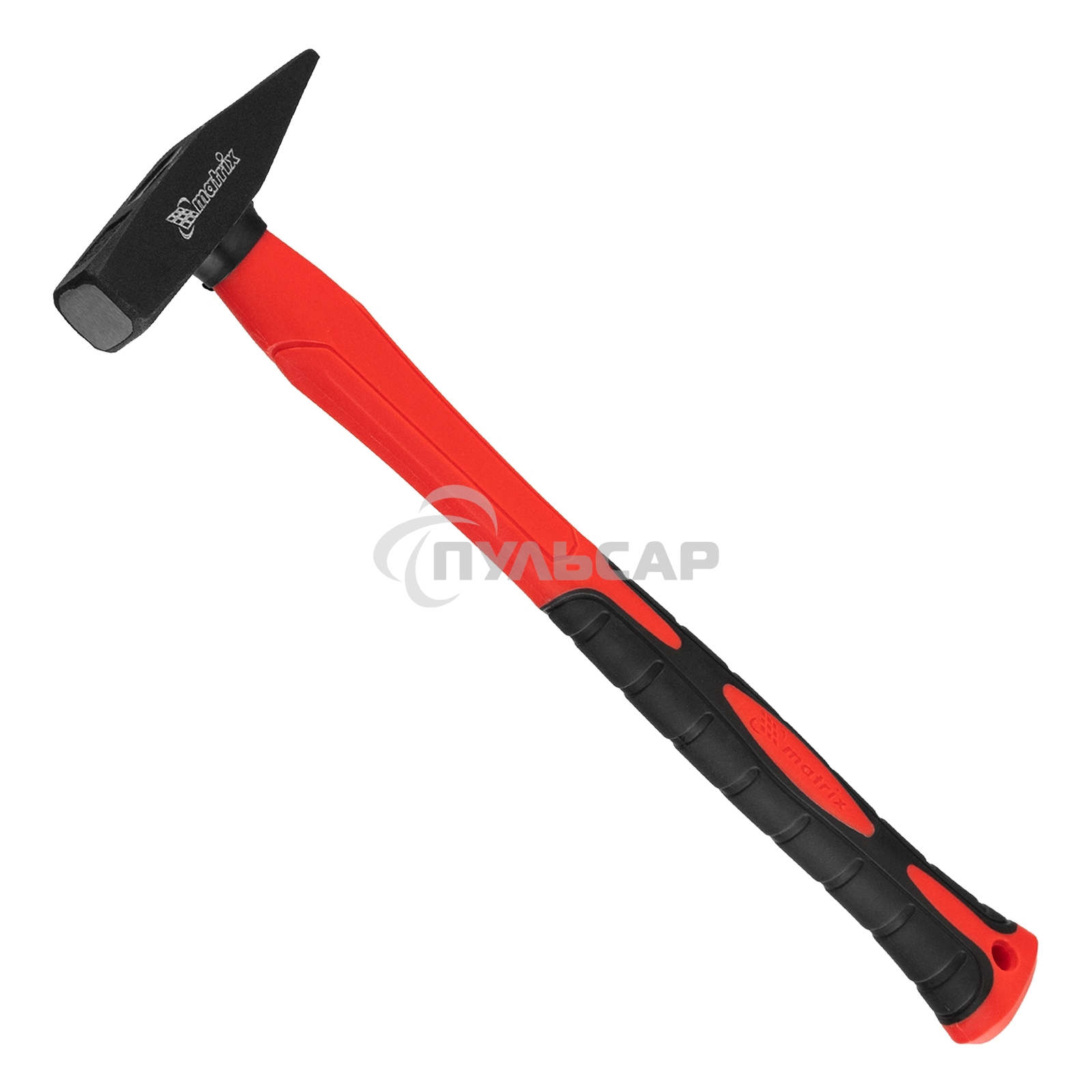 Молоток слесарный Matrix optimal 200г фибергласовая обрезиненная рукоятка квадратный боек