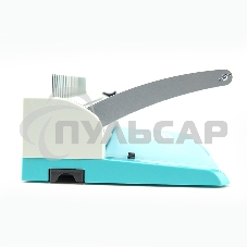 Переплетчик Heleos БП13п бирюзово-белый (БП13ПББ) A4/перф.13л.сшив/макс.450л./пластик.пруж. (6-51мм)