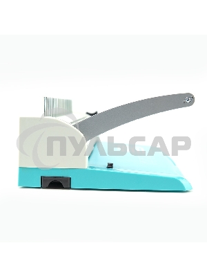 Переплетчик Heleos БП13п бирюзово-белый (БП13ПББ) A4/перф.13л.сшив/макс.450л./пластик.пруж. (6-51мм)