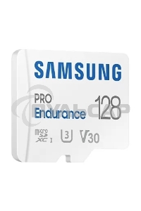 Флеш карта microSDXC 128Gb Samsung PRO Endurance (для видеорегистратора) Class 10, UHS-I, W 30 МБ/с, R 100 МБ/с, MB-MJ128KA/APC адаптер на SD