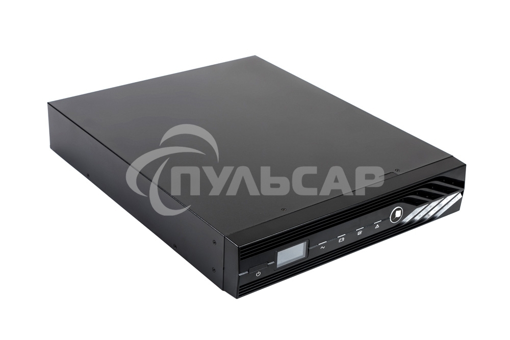 Источник бесперебойного питания SKAT-UPS 1000 RACK + 2x9Ah UPS 900 W, On-Line, sine, built-in rechargeable batteries 2 pcs x 9Ah