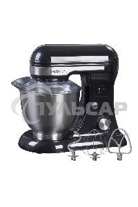 Миксер Galaxy Line GL 2230, черный, планетарный, 700 Вт, 12 скоростей