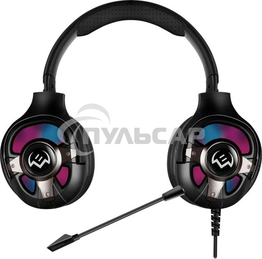 Наушники с микрофоном Sven AP-U1100MV черный 2.2м мониторные оголовье