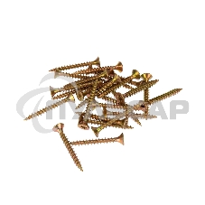 Саморез универсальный KRANZ 4х35 желтый цинк, пакет (800 шт/уп)