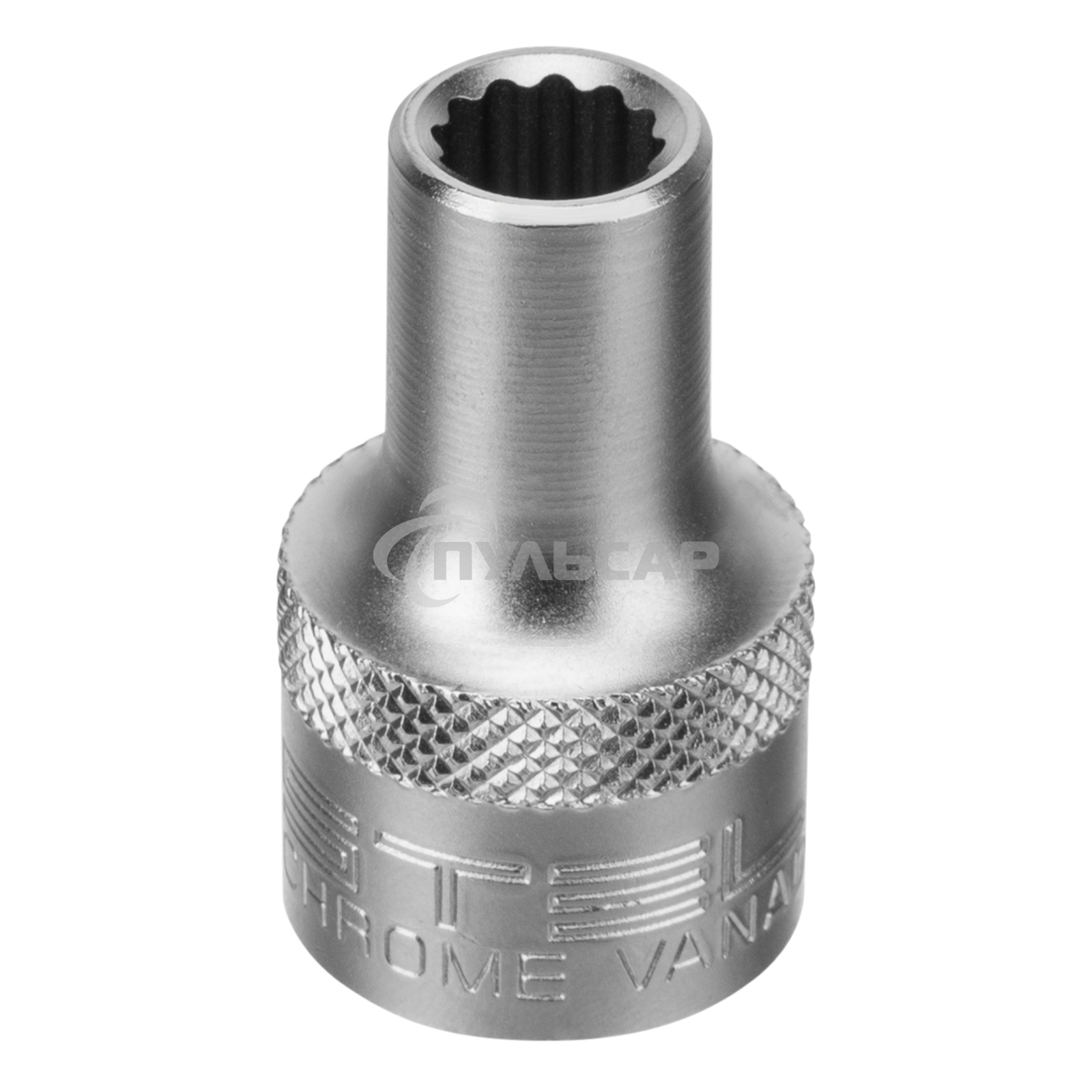 Головка торцевая, 8 мм, 12-гранная, CrV, под квадрат 1/2