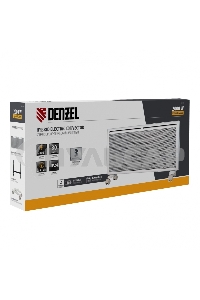 Конвектор гибридный Denzel HybridX-2000 белый, 2000 Вт, 30 м2, термостат, дисплей