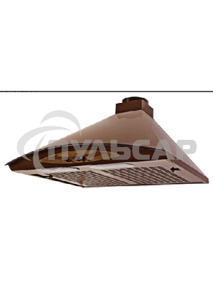 Вытяжка каминная Gefest ВВ 1 К17 коричневый/золотистый, 60 см, 180 куб. м/ч, 64 дБ