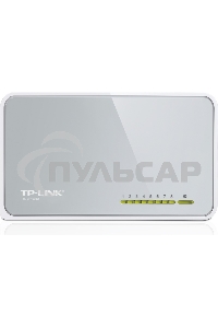Коммутатор TP-Link SOHO TL-SF1008D Коммутатор 8-port 10/100M mini Desktop Switch, 8 10/100M RJ45 ports, Plastic case