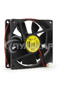 Вентилятор для корпуса Gembird FANPS черный, 80 мм, 2600 об/мин, 27 дБ, 2 pin