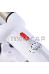 Стайлер GALAXY GL 4602 (Мощность 40Вт, максимальная температура 200^(o)С, нагревательный элемент с защитой от перегрева, два нагревательных элемента диаметром 16 мм, керамическое покрытие рабочих поверхностей, индикатор работы, вращающийся на 360^(o) град