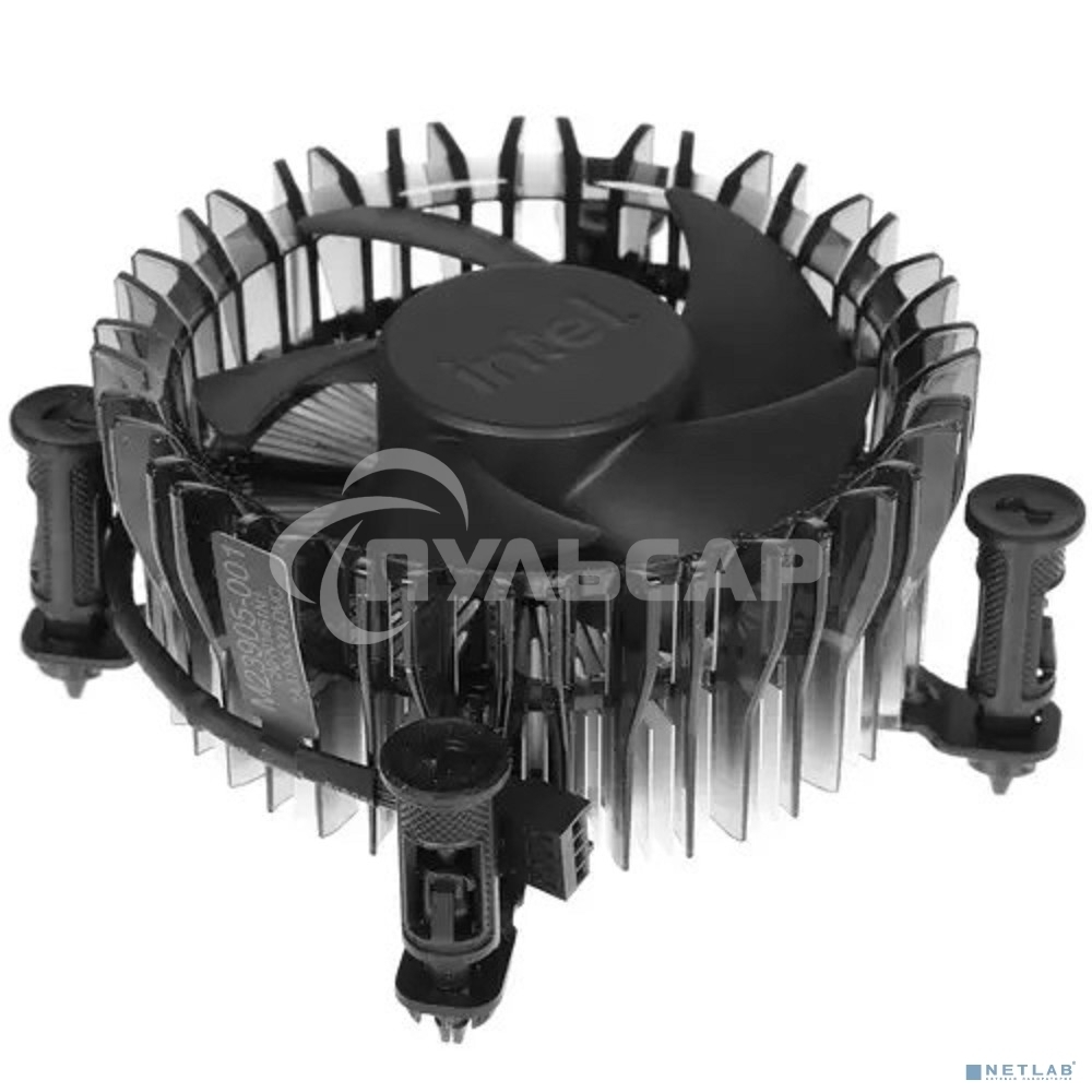Кулер Intel ORIGINAL Laminar RS1 M23905 черный 90мм алюминий 3150rpm 36db 4-pin 47мм