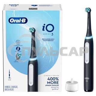 Электрическая зубная щетка ORAL-B IO3 MATT черный