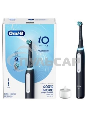 Электрическая зубная щетка ORAL-B IO3 MATT черный