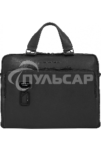 Сумка для ноутбука Piquadro Harper CA4098AP/N, натур.кожа, черный
