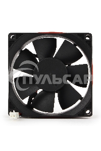 Вентилятор для корпуса Gembird FANPS черный, 80 мм, 2600 об/мин, 27 дБ, 2 pin