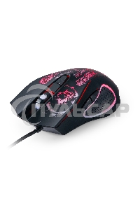 Мышь проводная Qumo Gremlin M37 черный, 3200 dpi, USB, кнопки - 6