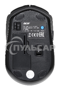 Мышь беспроводная Acer OMR050 черный, 1600 dpi, радиоканал, Bluetooth, USB, кнопки - 6