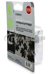 Картридж струйный Cactus CS-PG510 черный (15 мл) для Canon Pixma MP240/MP250/MP260/MP270/MP480/MP490/MP492/MX320/MX330
