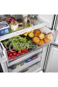 Холодильник Maunfeld MFF1857NFSB черный мат. инвертер двухкамерный 336/117л морозилка снизу