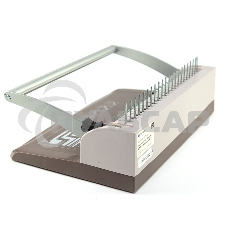 Переплетчик Heleos БП13пс коричневый (БП13ПСК) A4/перф.13л.сшив/макс.450л./пластик.пруж. (6-51мм)