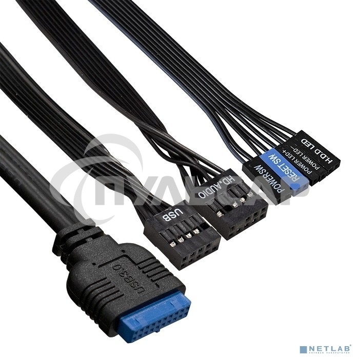 Компьютерный корпус Miditower ExeGate AA-442U2-AA350 (ATX, AA350 8 см, 1*USB+2*USB 3.0, аудио, черный)