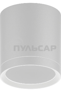 Светильник Gauss Overhead накл цил 6W 420lm 4100K 170-240V IP20 68*75мм белый с расс LED