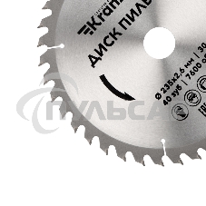 Диск пильный 235 мм х 40 зуб х 30 мм Kranz