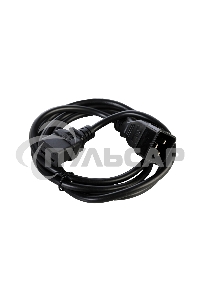 Шнур питания Rem R-16-CORD-C19-S-1.8 C19-Schuko проводник.:3x1.5мм2 1.8м 250В 16А (упак.:1шт) черный