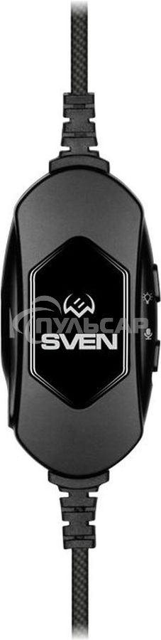 Наушники с микрофоном Sven AP-U1100MV черный 2.2м мониторные оголовье