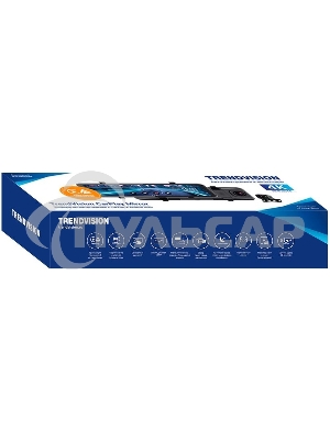 Видеорегистратор TrendVision CarPlay Mirror черный 2Mpix 2160x3840 2160p 150гр. MSTAR 8826