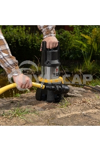 Дренажный насос DP1400X, 1400 Вт, подъем 11 м, 25000 л/ч Denzel