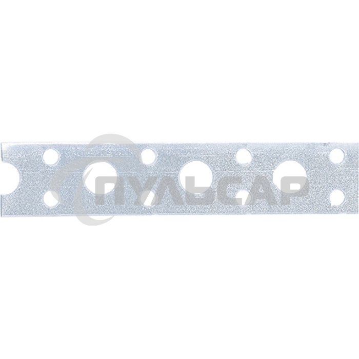 Лента перфорированная вентиляц. прямая, 0,55 мм, LP V, 1,7 см х 25 м, цинк, Россия Сибртех