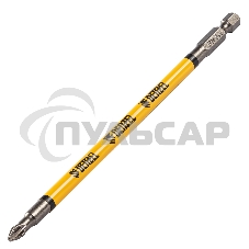 Набор бит PH2х150, сталь S2, круглый профиль, 5шт. Denzel