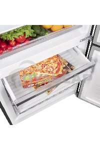 Холодильник Maunfeld MFF1857NFSB черный мат. инвертер двухкамерный 336/117л морозилка снизу