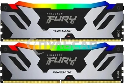 Оперативная память Kingston Fury Beast, DDR5, 32Gb (2x16Gb), 6400MHz, CL32, DIMM, с радиатором, черный