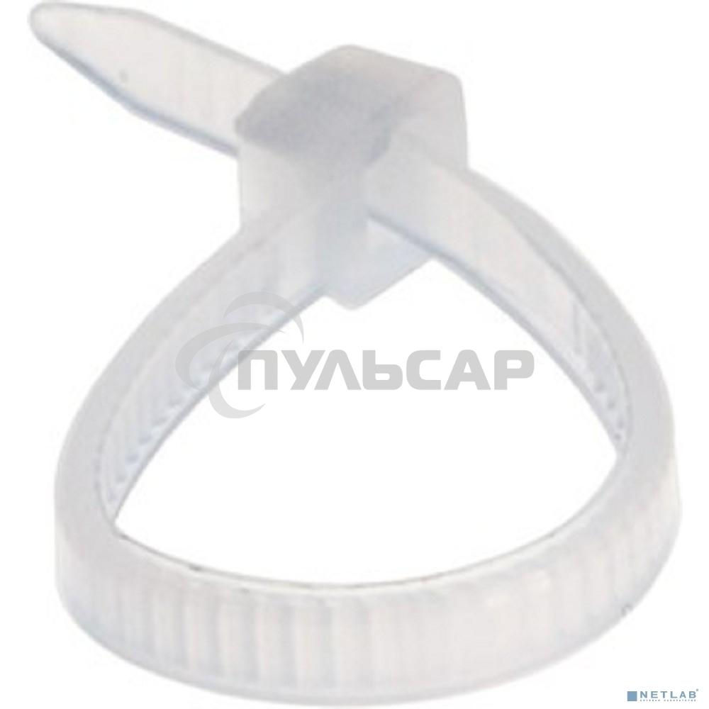 Хомут-стяжка кабельная нейлоновая Rexant 100 x3,6 мм, белая, упаковка 100 шт.