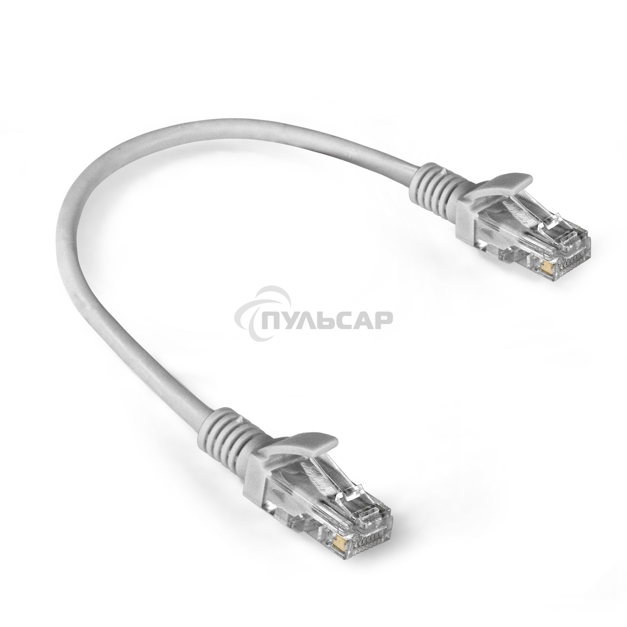 Патч-корд ExeGate EX286375RUS UTP-RJ45-RJ45-5e-0,3M-LSZH-GY, UTP, cat.5e, LSZH, 0.3м, серый