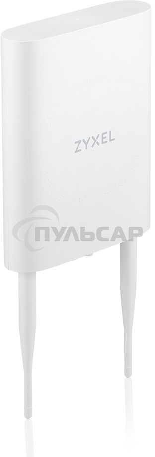 Гибридная уличная точка доступа Zyxel NebulaFlex NWA55AXE, 802.11a/b/g/n/ac/ax (2,4 и 5 ГГц), внешние антенны 2x2 (в комплекте), до 575+1200 Мбит/с, 1xLAN GE, защита от 4G/5G, без поддержки Captive po
