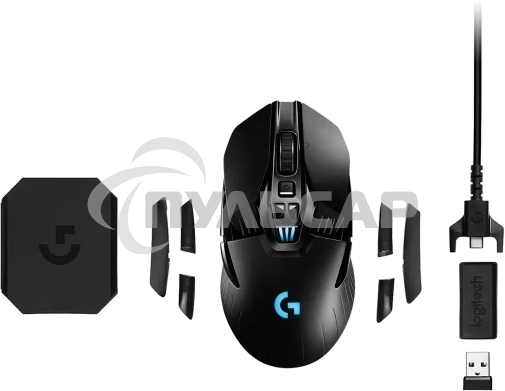 Мышь беспроводная Logitech G903 LIGHTSPEED черный, 25600 dpi, радиоканал, USB, кнопки - 11