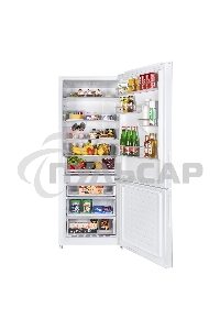 Холодильник Maunfeld MFF1857NFW белый мат. инвертер двухкамерный 336/117л морозилка снизу