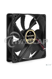 Вентилятор для корпуса ExeGate ExtraPower EP12025SM черный, 120 мм, 1800 об/мин, 28 дБ, 2 pin