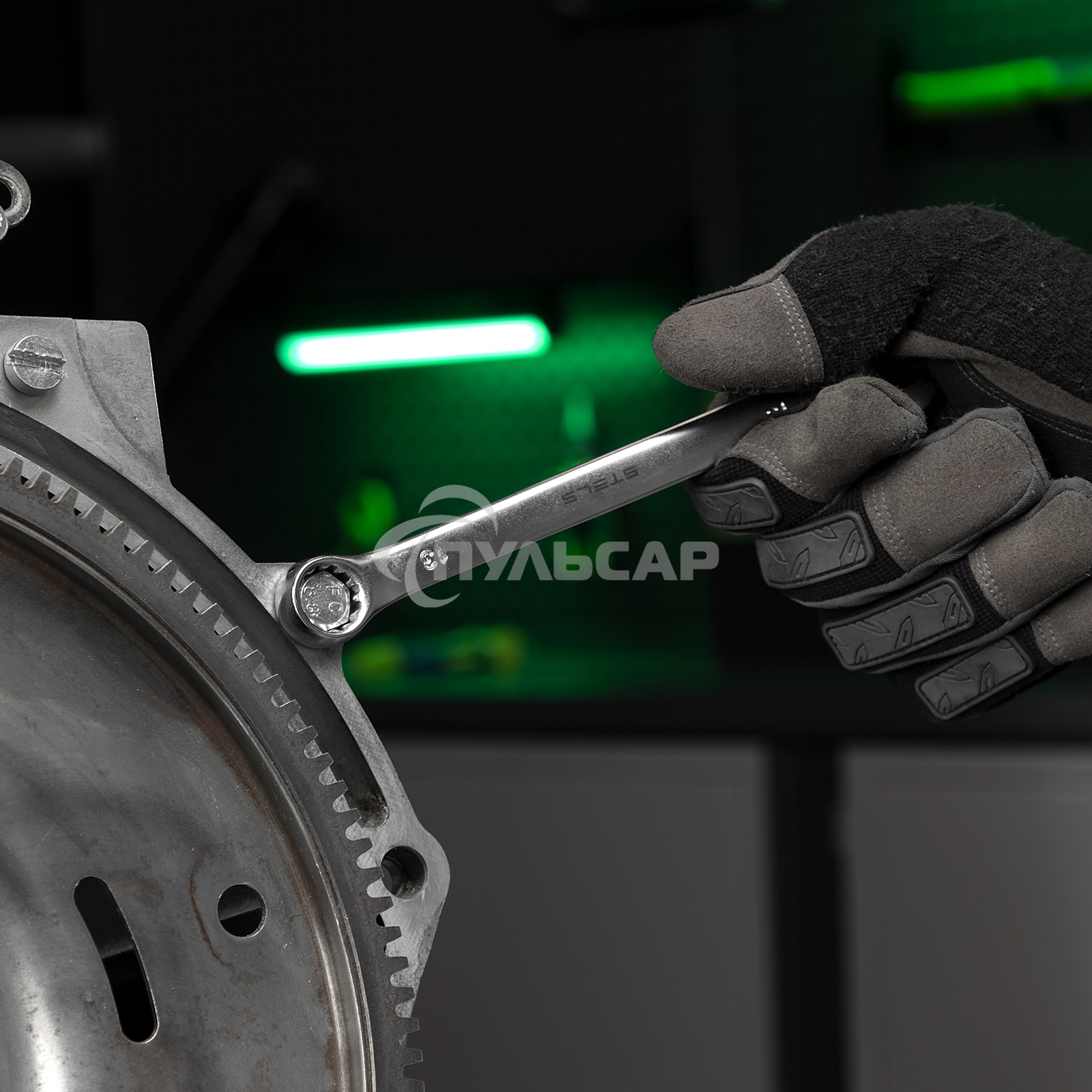 Набор ключей комбинированных 6-19 мм, 8 шт., CrV, матовый хром Stels