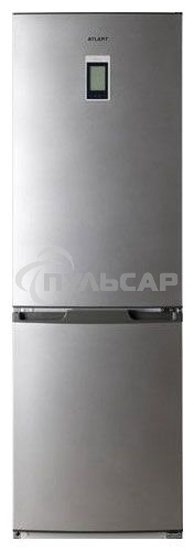 Холодильник Atlant 4421-089 ND серебристый двухкамерный 203/85л морозилка снизу, No Frost