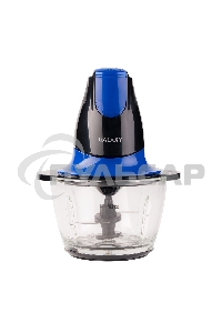 Измельчитель электрический Galaxy Line GL 2357, синий, стеклянная чаша 0,75 л, 400 Вт, импульсный режим