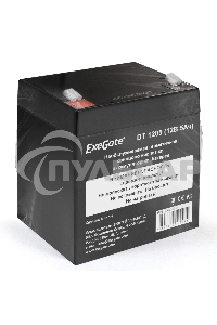 Батарея ExeGate DT 1205 (12V 5Ah, клеммы F1)